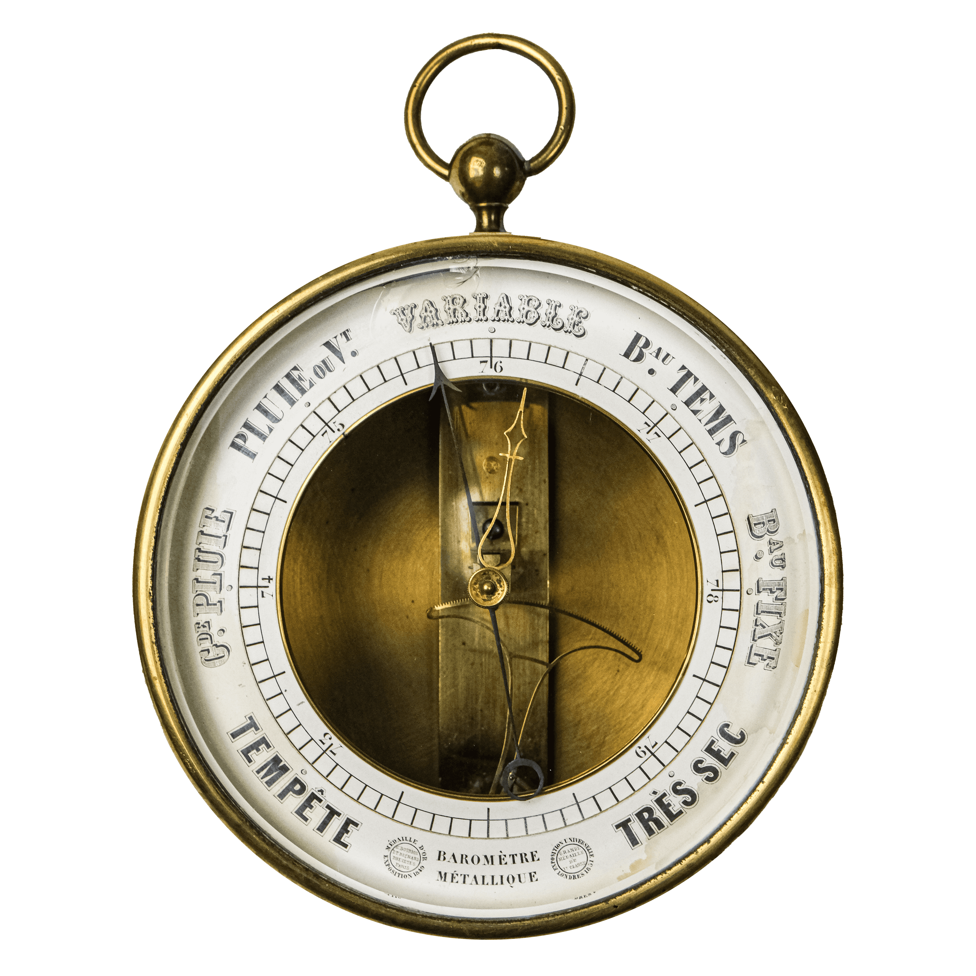 Bourdon barometer