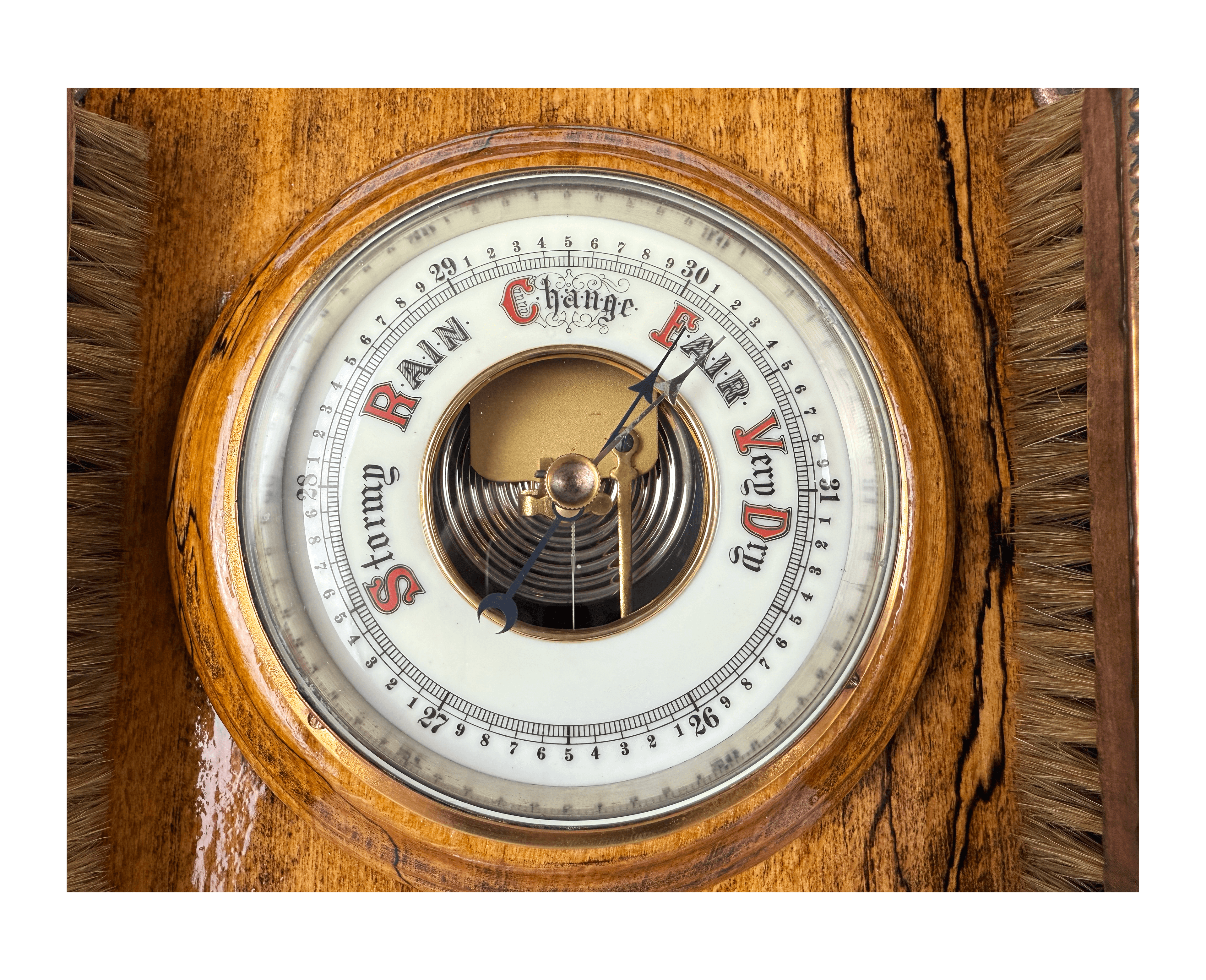 Victorian hallway barometer