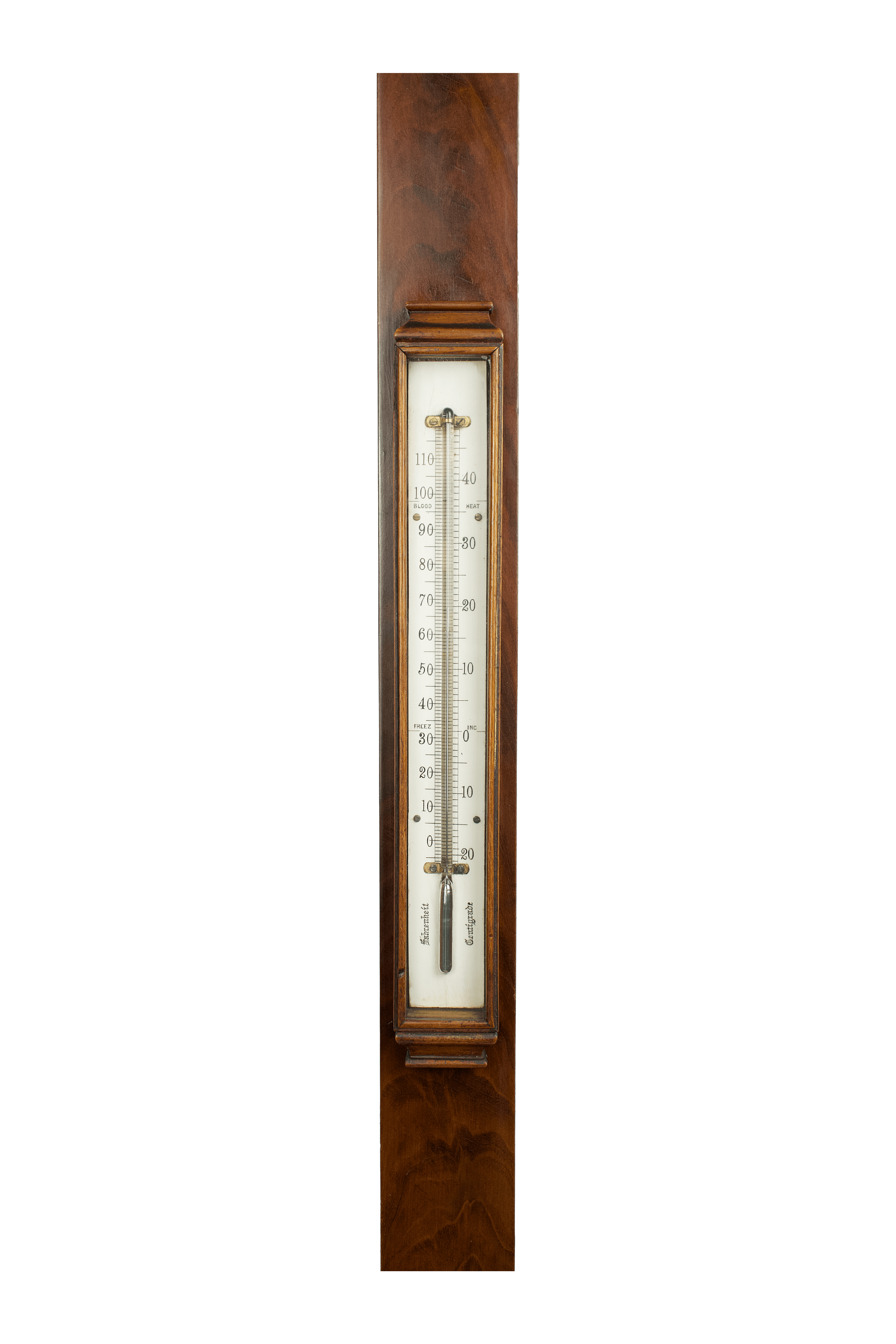 Mahogany cistern barometer