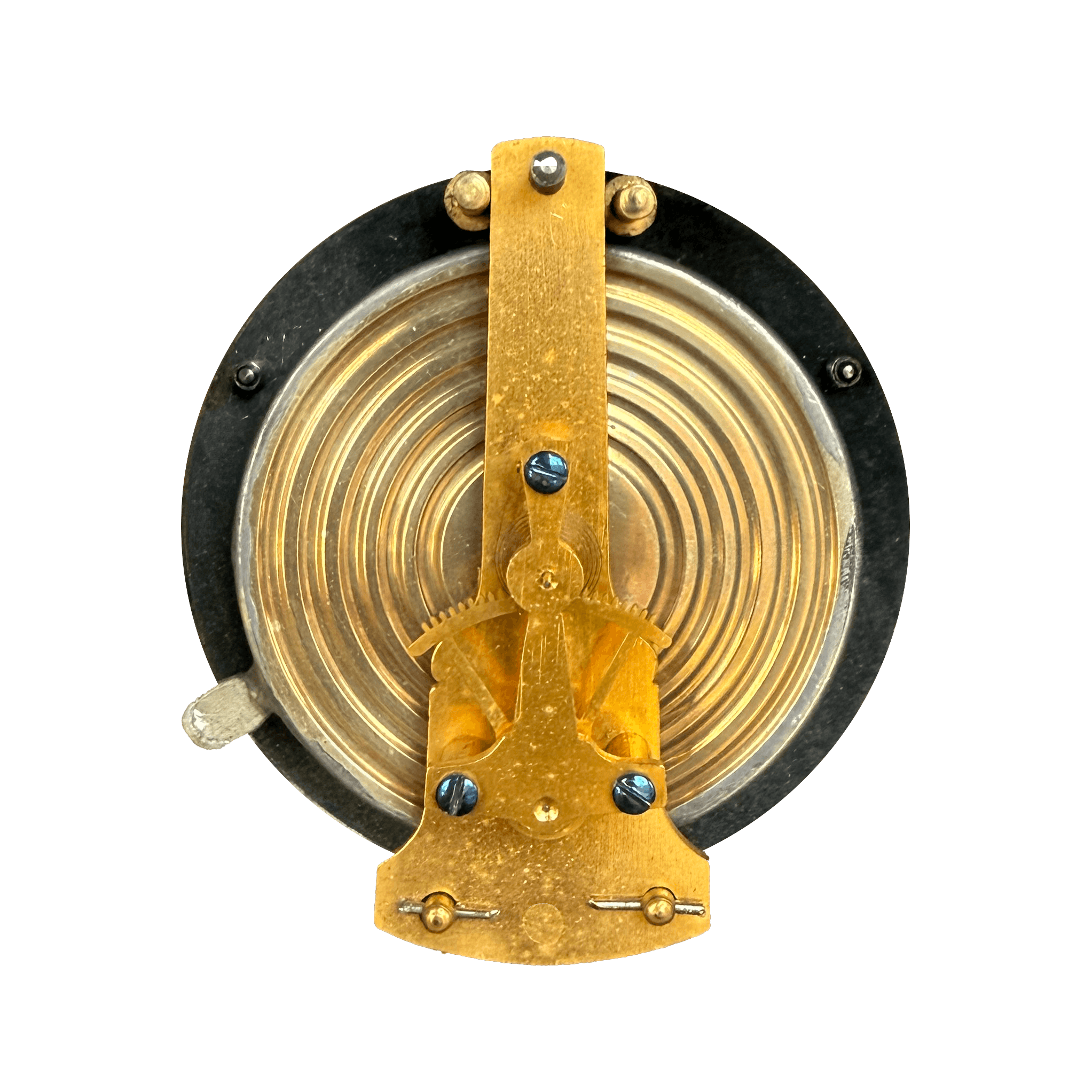 Rack-and-pinion desk barometer