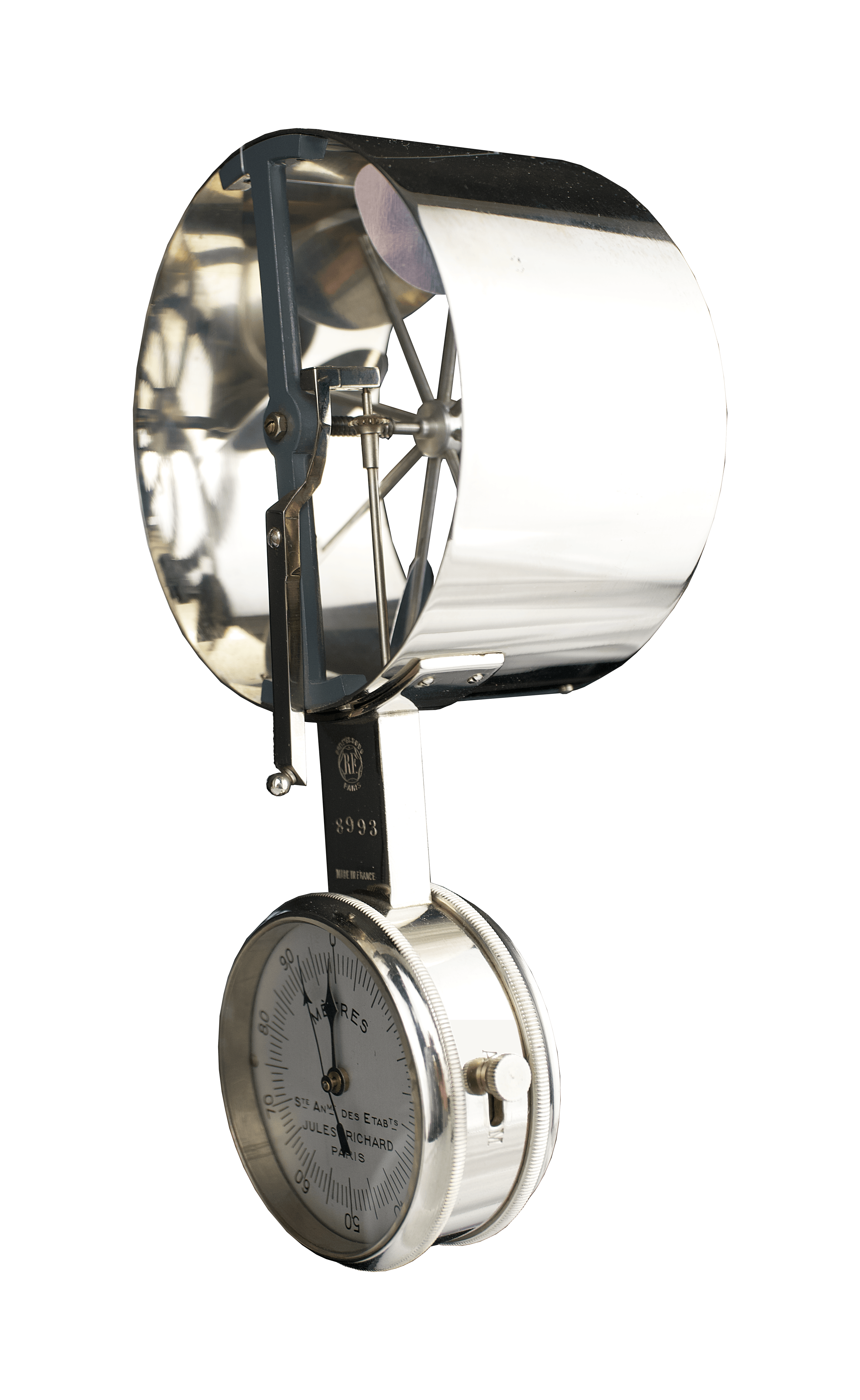 Nickel-Plated Hand-Held Vane Anemometer