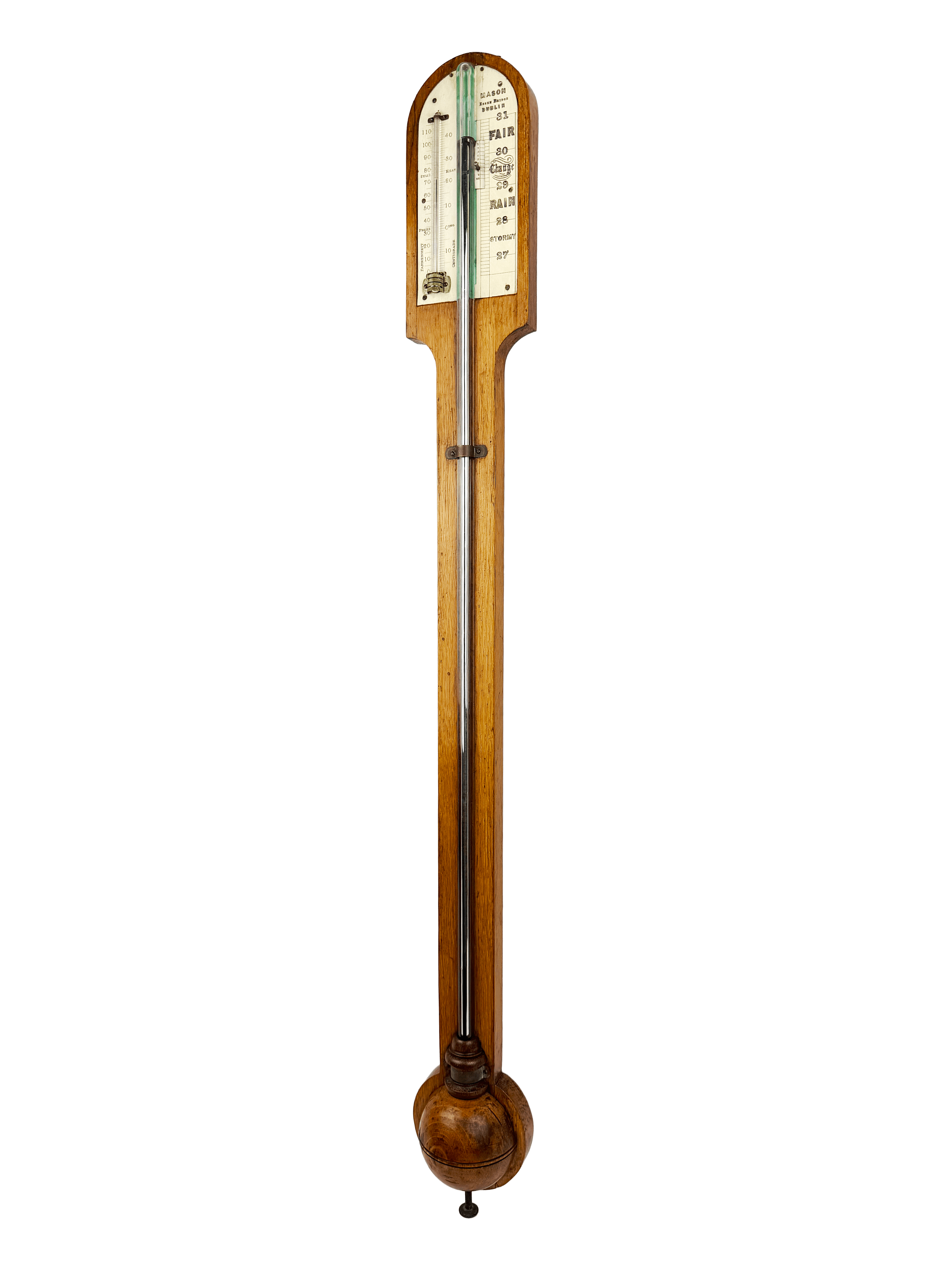 Oak Stick Barometer