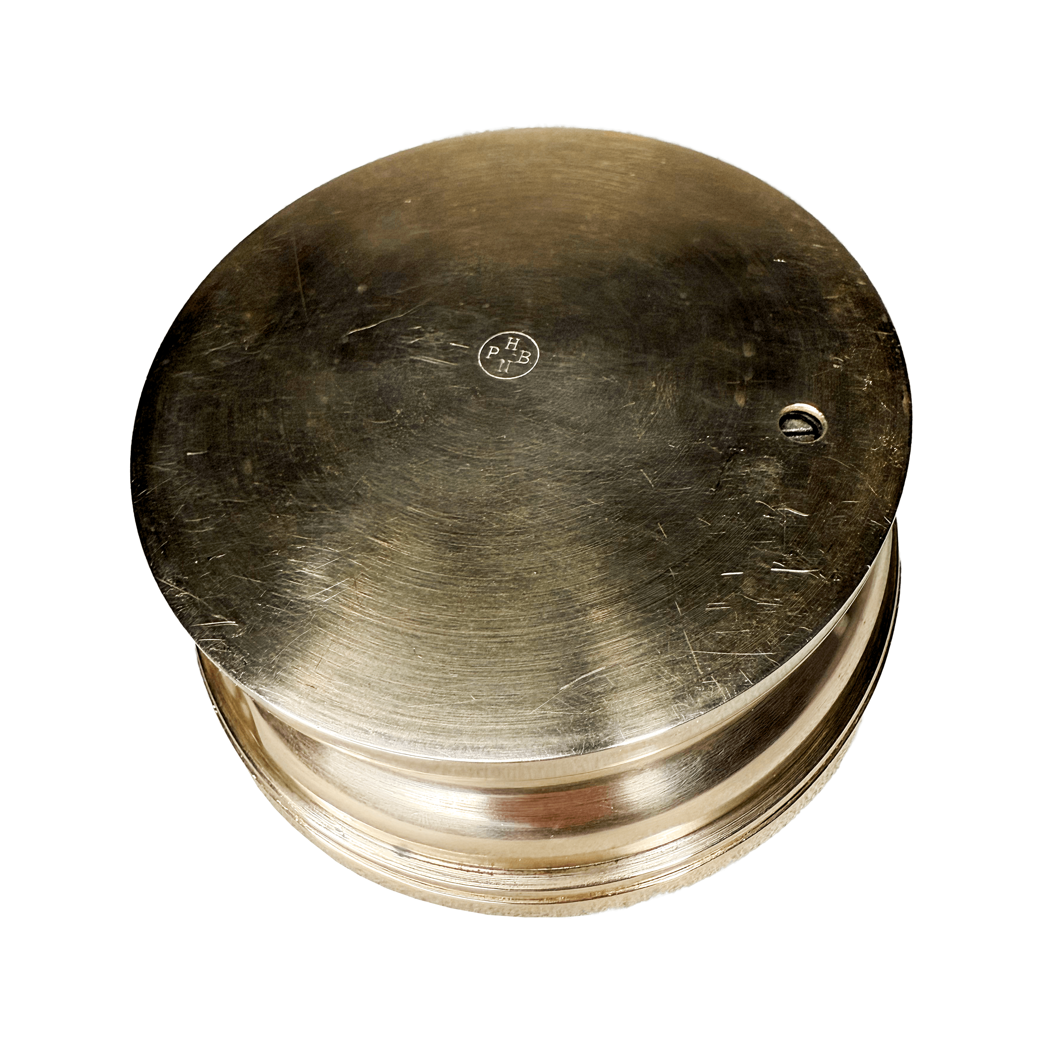 Brass-cased Dutch aneroid barometer