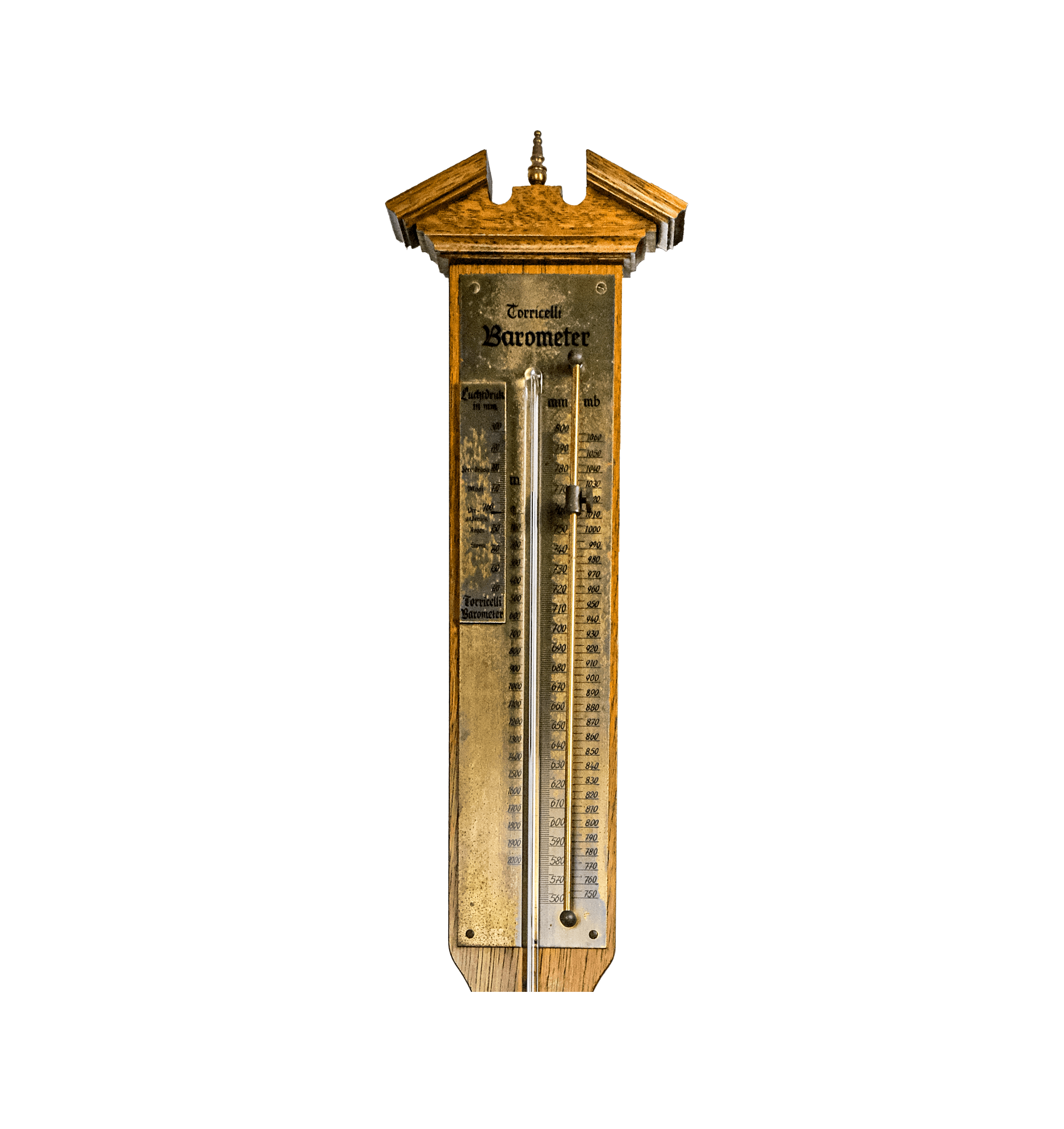 Dutch Torricelli stick barometer