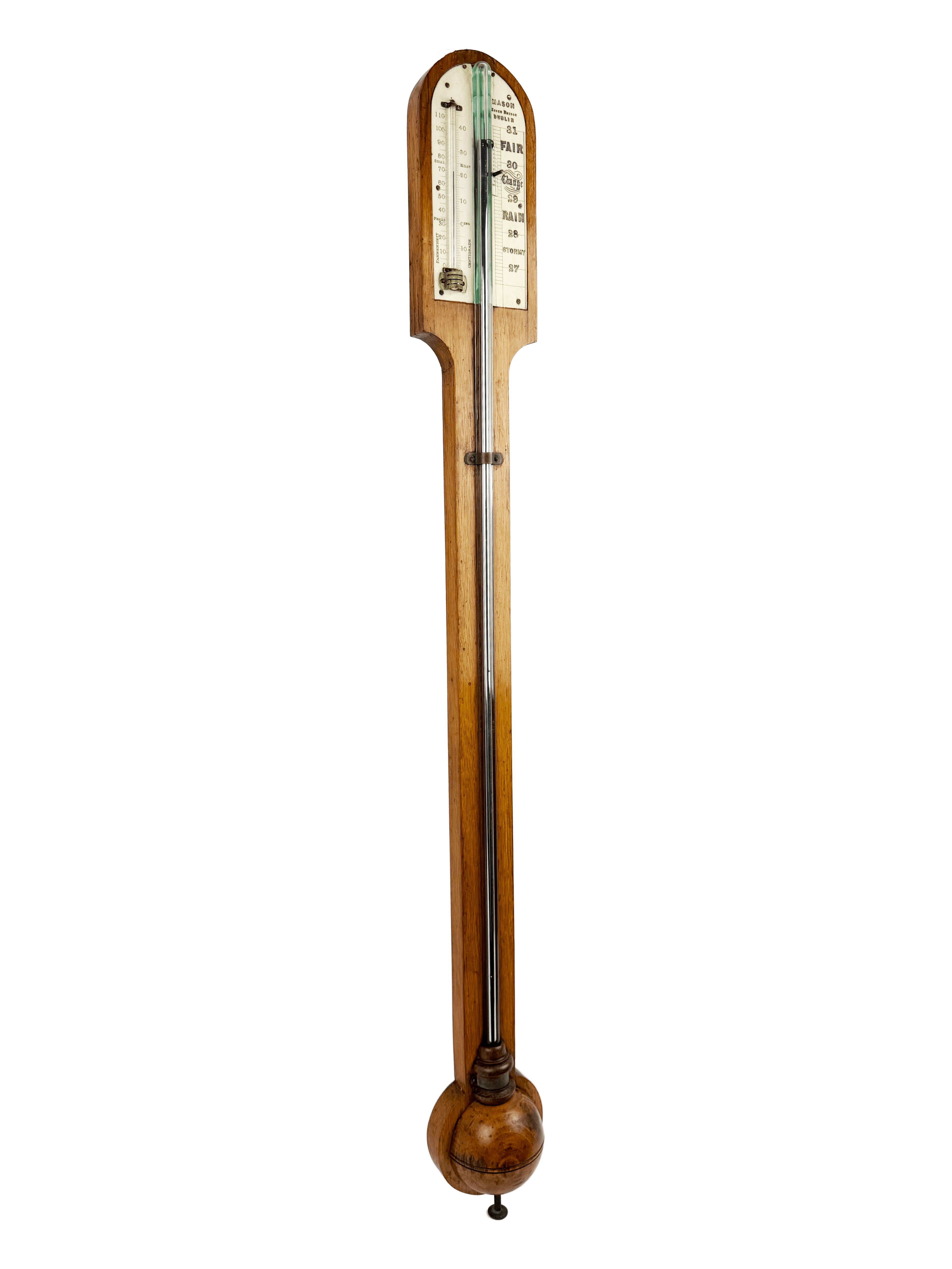 Oak Stick Barometer