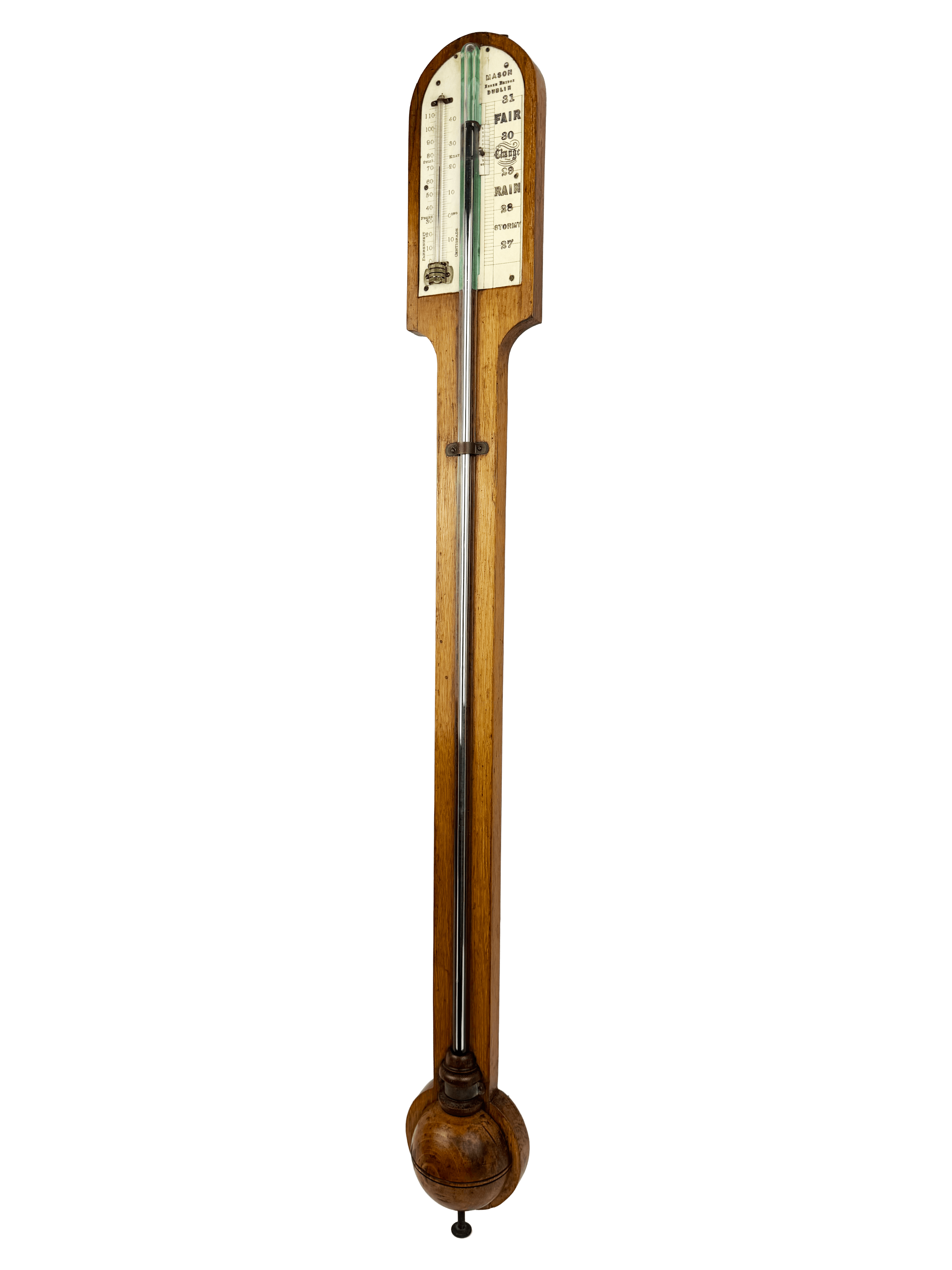 Oak Stick Barometer