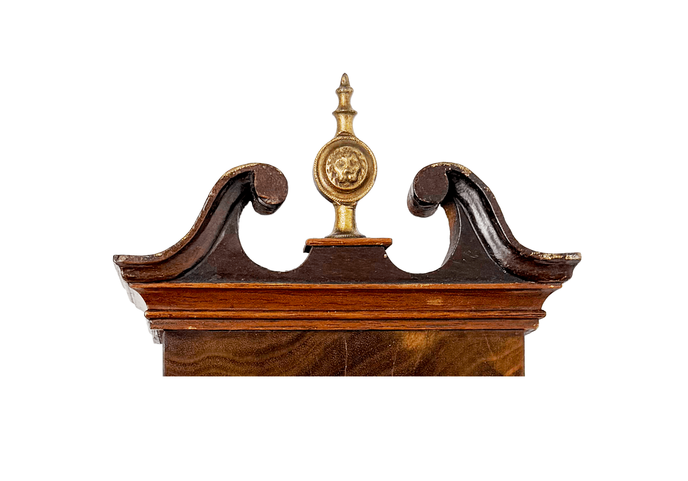 Dutch mahogany wheel barometer