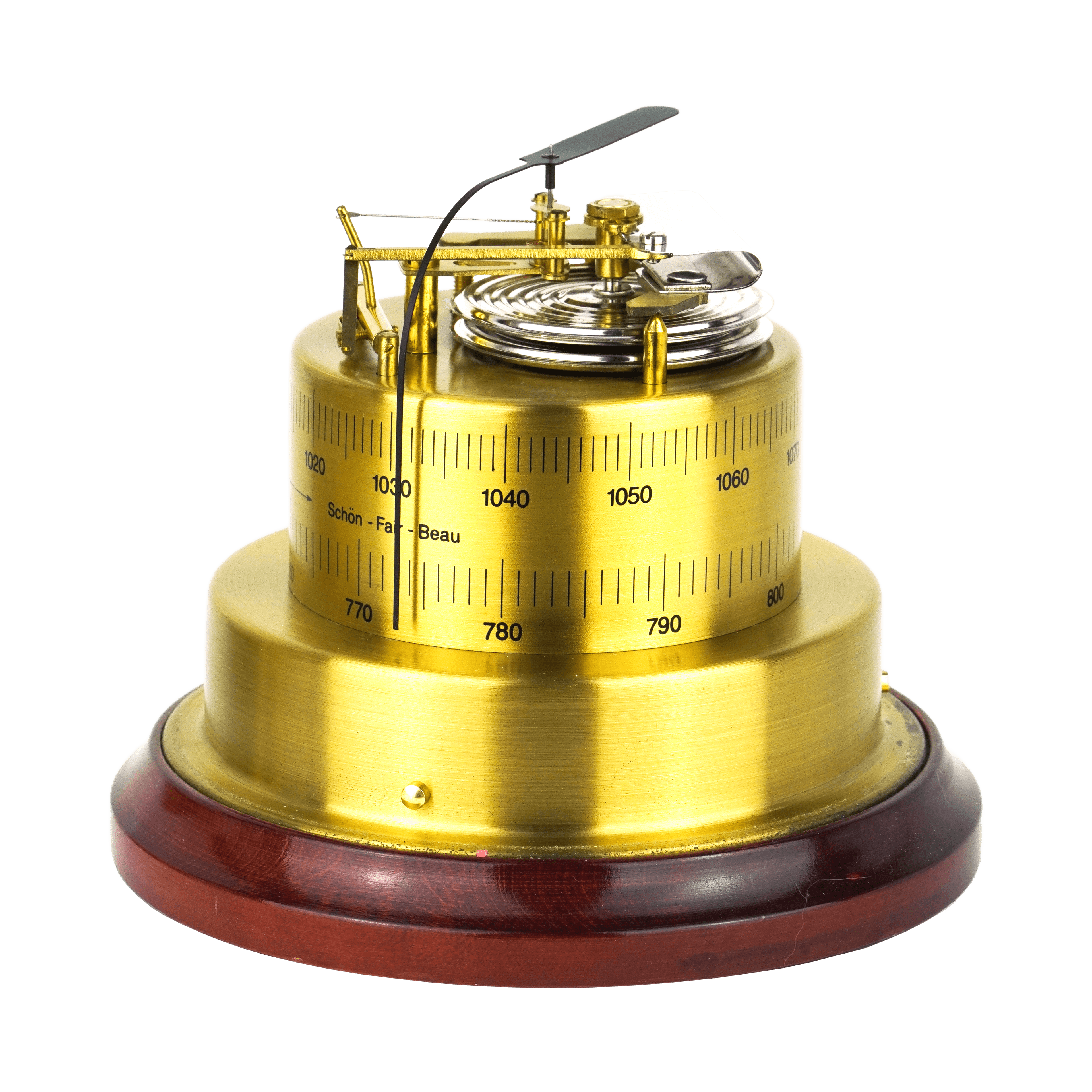 Desk Barometer With Glass Dome