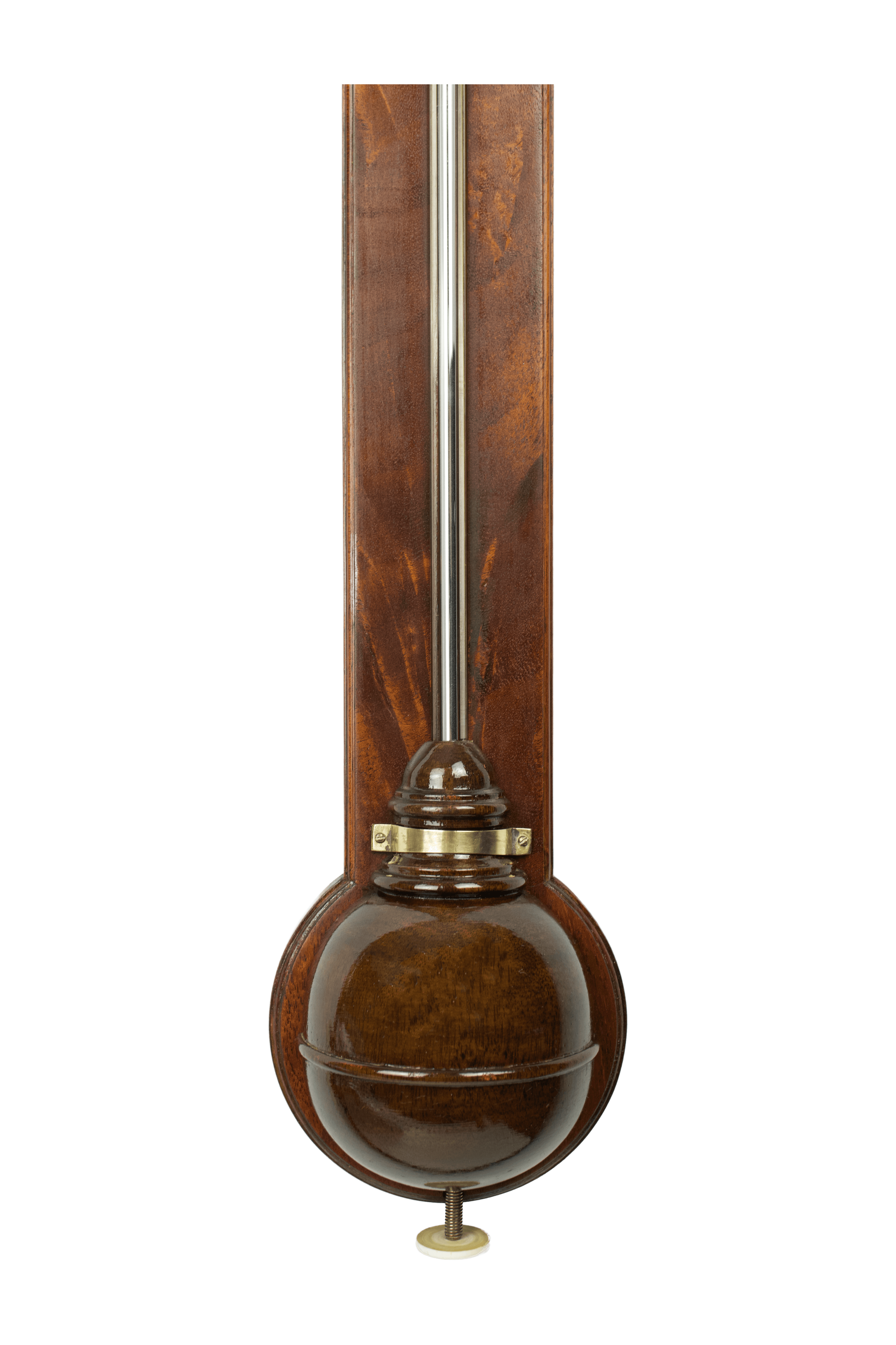 Flame-mahogany stick barometer