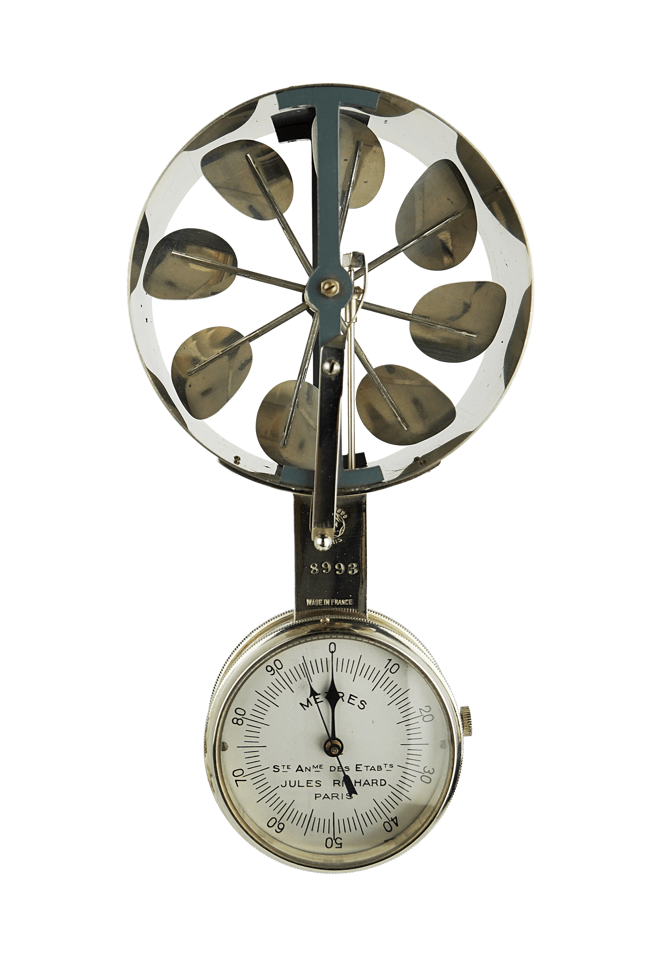 Nickel-Plated Hand-Held Vane Anemometer