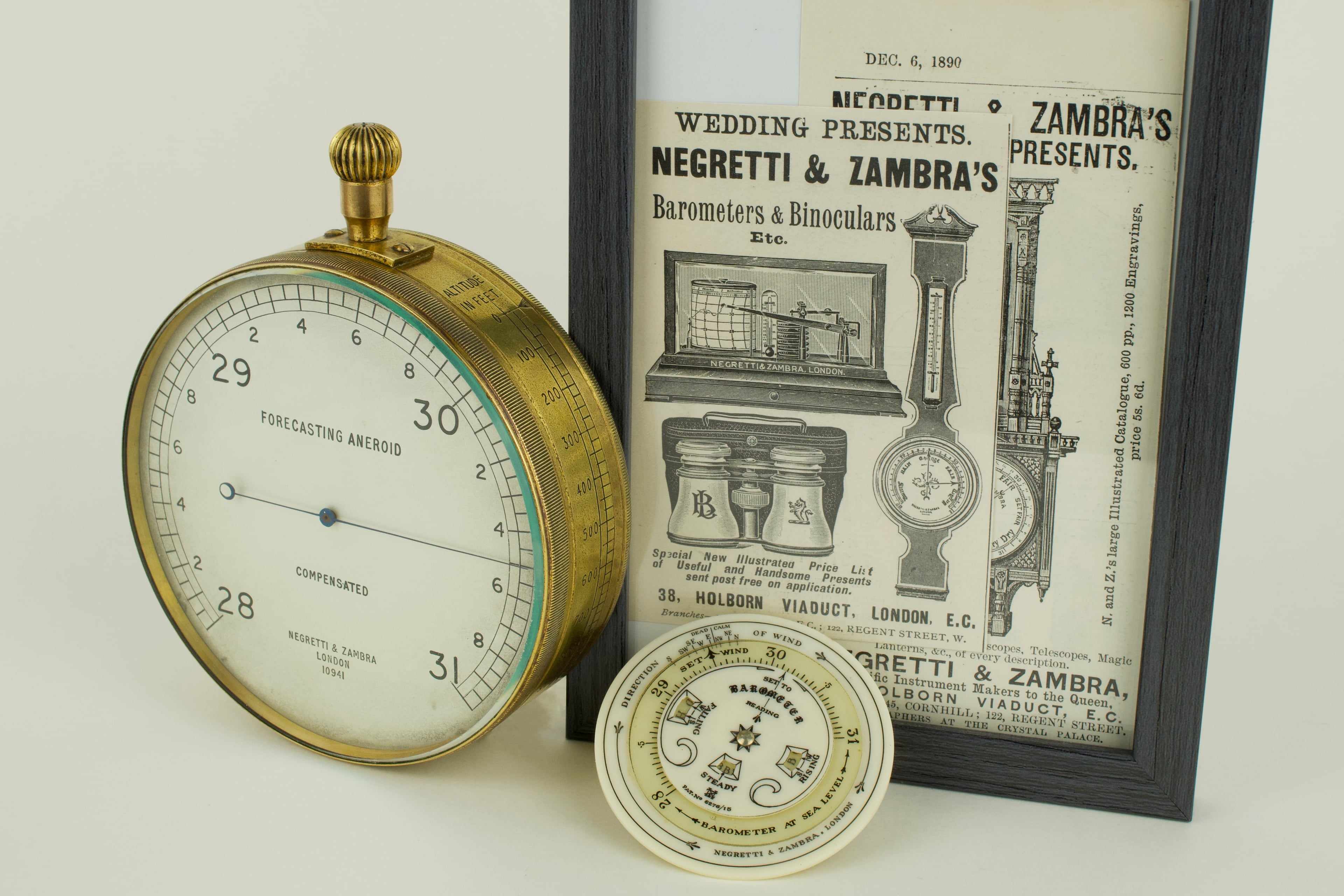 Whiteside-Cook’s Sea Level Aneroid Barometer