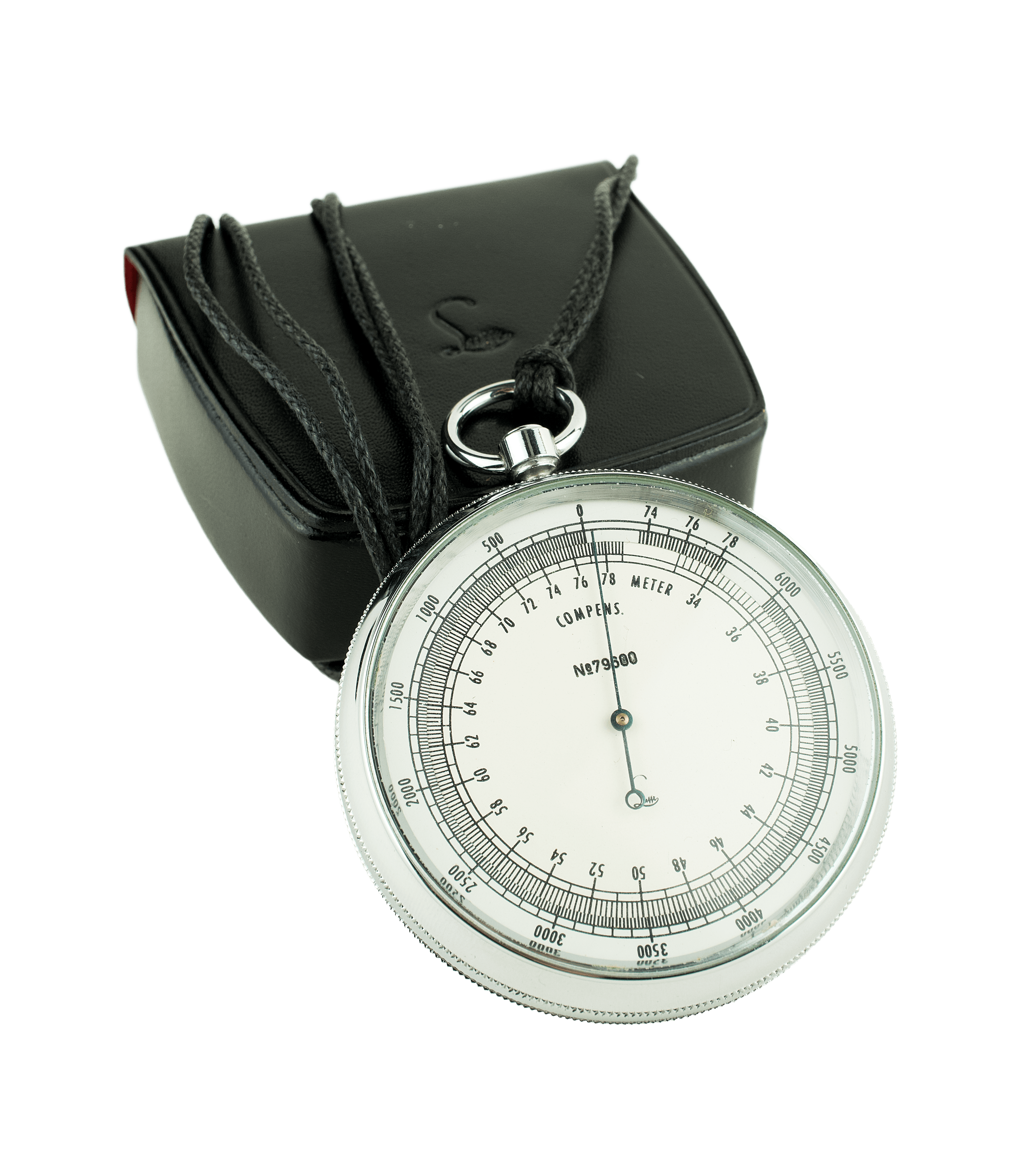 Chrome-plated altimetric barometer