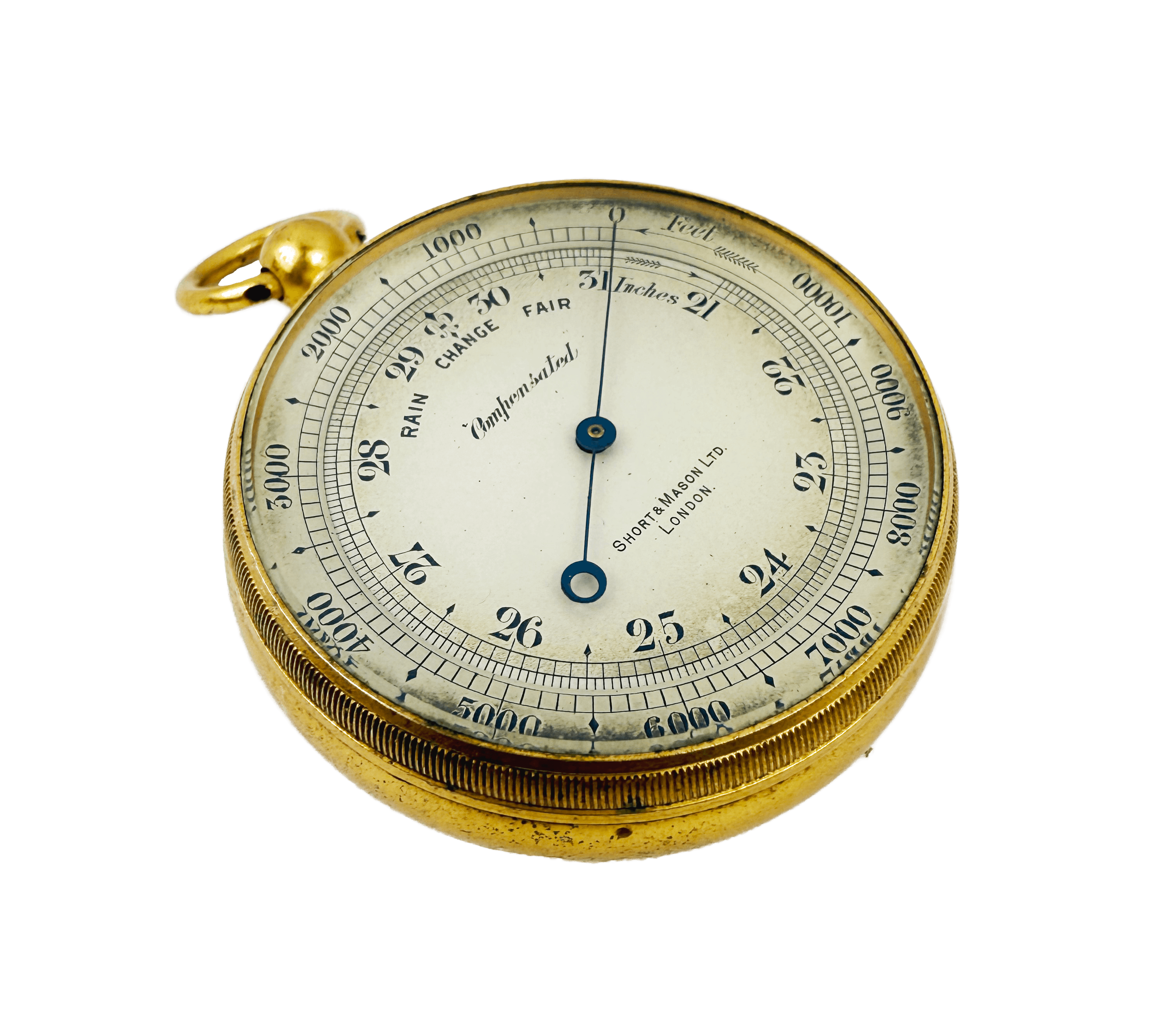 Watch-size aneroid barometer