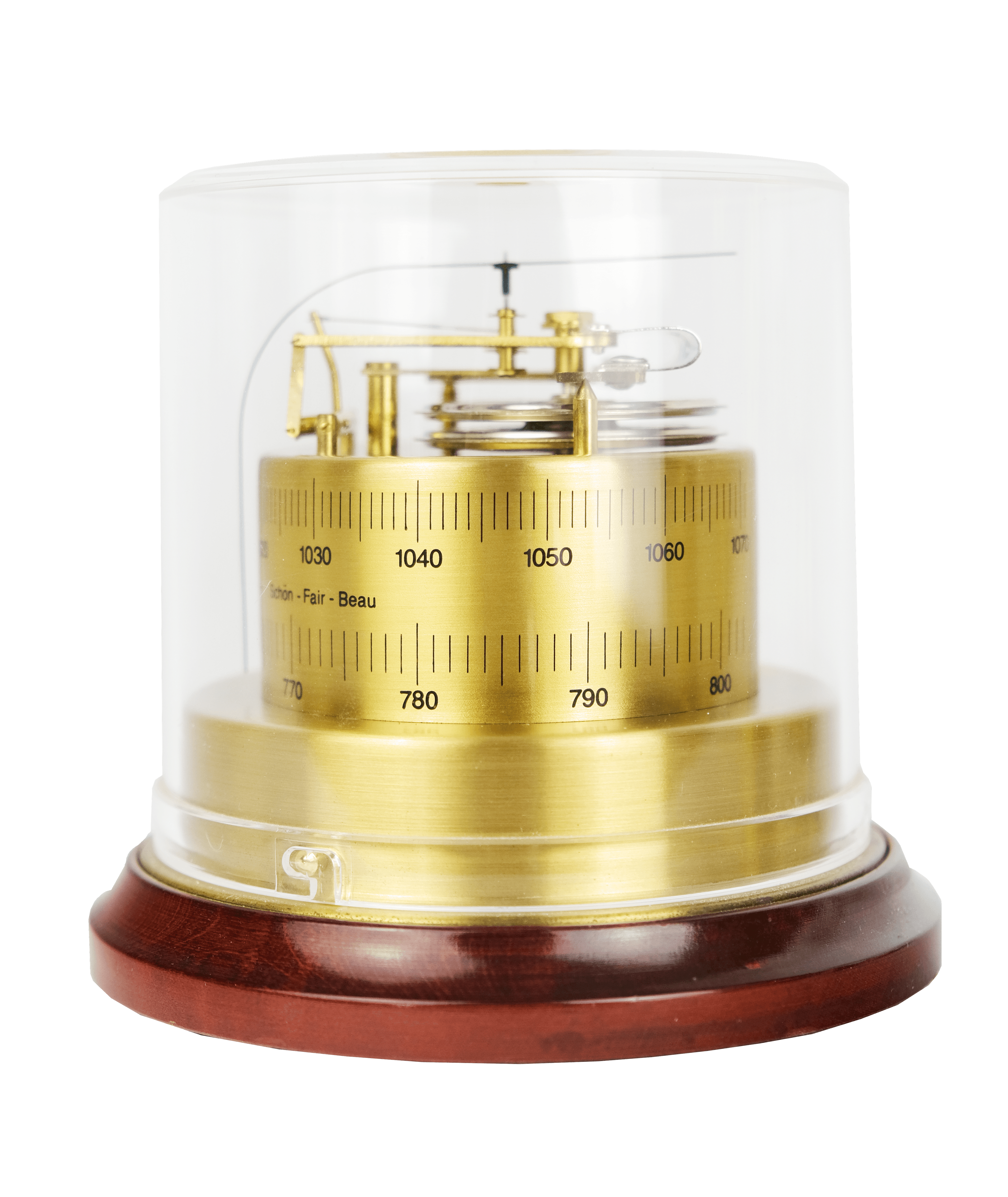 Desk Barometer With Glass Dome